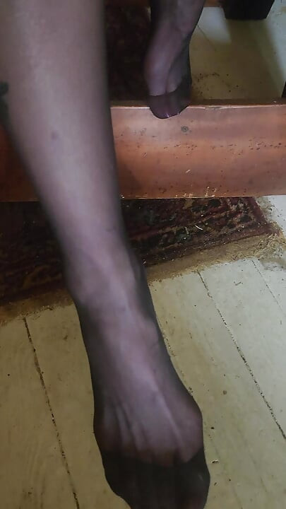 Goode girl joi jopa mi pierna cubierta de nylon como eres
