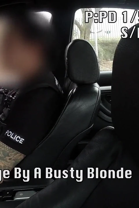 Fake Cop - Busty Blonde Fucked in Junk Yard