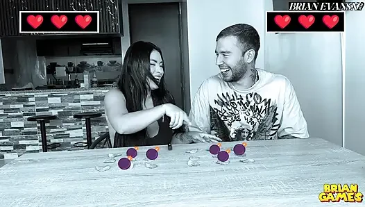 Petite busty Latina Alejandra Palacios has sex by losing a game with her round ass - Brian Evansx