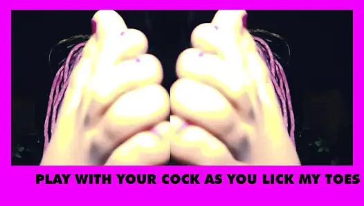 Foot Fetish JOI with Sensual CEI for Gooner Boys with Goddess