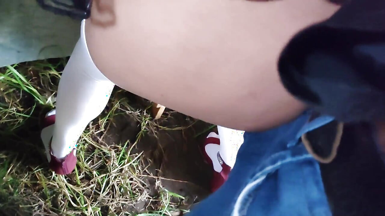 和一个修女在公园里做爱