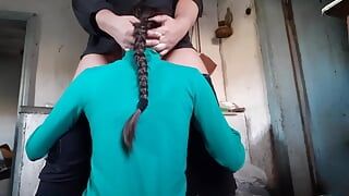 I hot fuck my girlfriend in the mouth from different angles and from different sides - Lesbian-illusion