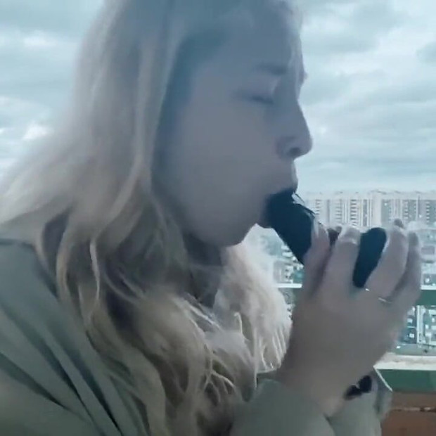 Handjob in the Entrance.