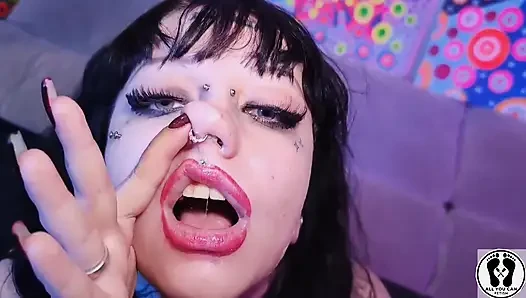 Lustful Blowjob Ends with Cumshot on Nose