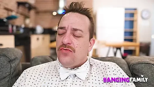 Banging Family - A Petite StepDaughter is Gets Anal with StepDad