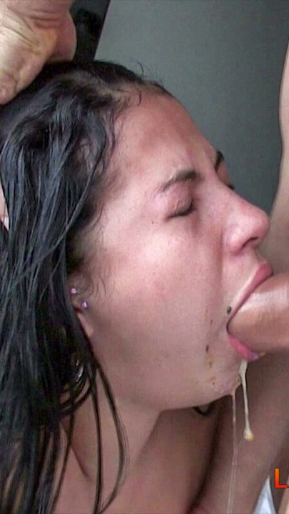 Colombian amateur whore gets rough ass to mouth gagging deep throat | Clip 1