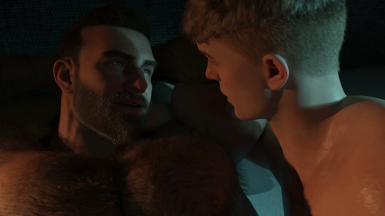 Hairy Daddy Fucks Son's Best Friend