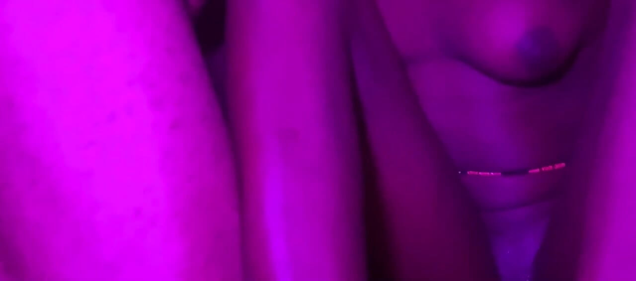 Spooning Ebony Teen Gosdess Juicy Creamy hot Pussy Slowly From the back POV