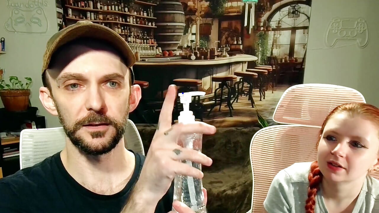 Mrgras wasserbasiertes Premium-Gleitmittel Unboxing und creampie