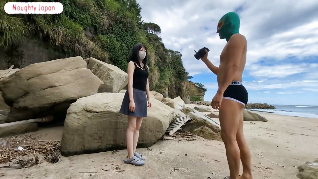 Slender Married Beauty Caught by Her Husband, a Beach Escape Turns Eerie at an Unsettling Location