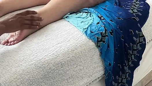Hot Oil Milf Rub down Interracial Bareback sex