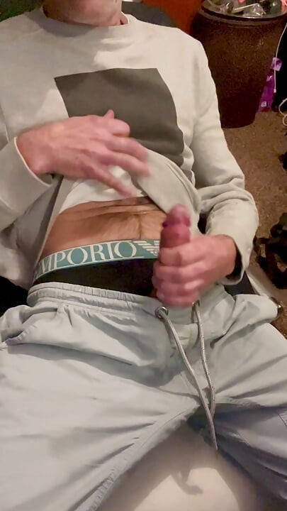 Mike stroking the yoghurt slinger