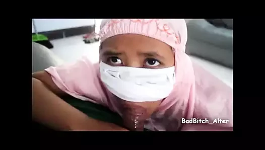 In Malay porn video – Mukena bj