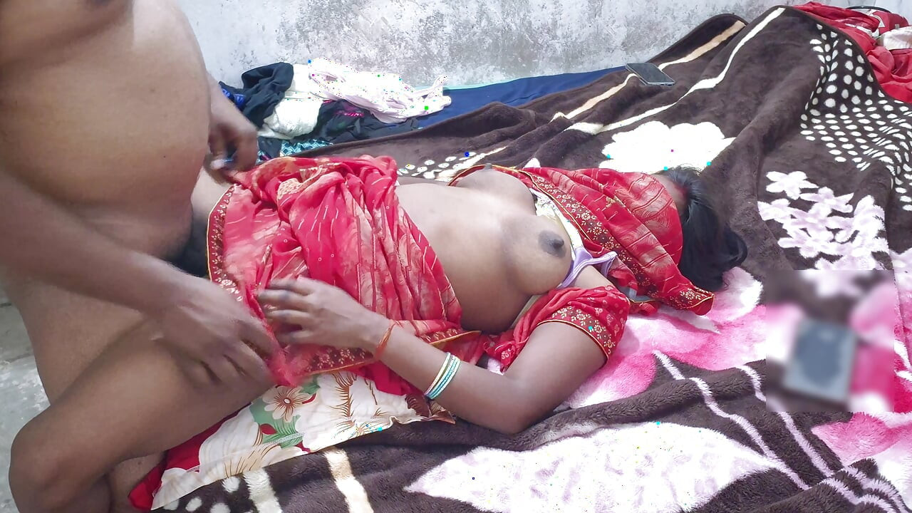 Indisk Desi Bhabhi Knuller Med Desi Kåt Mann