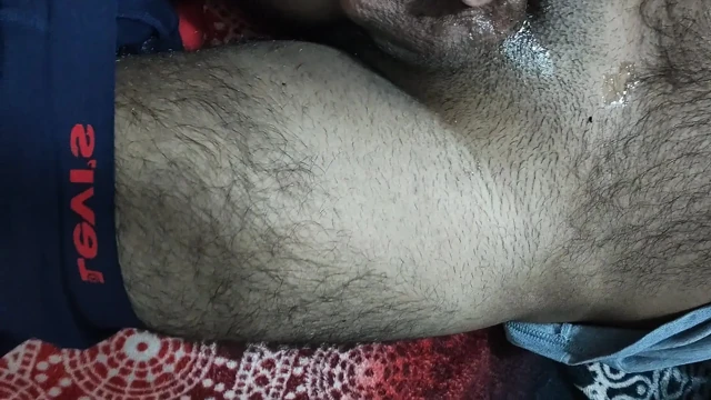Homo masturbating
