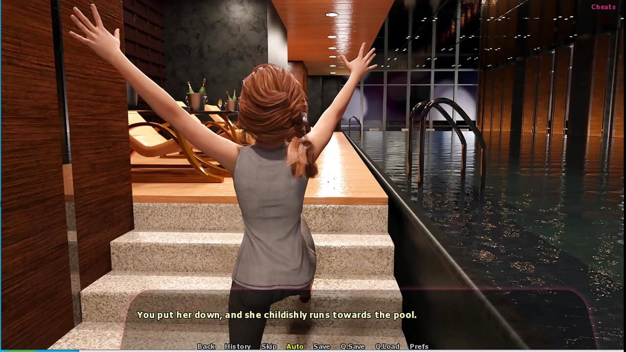 Haley Story #14 - Adriana and Haley had a sexy moment at the swimming pool...Johannes fucked Adriana.