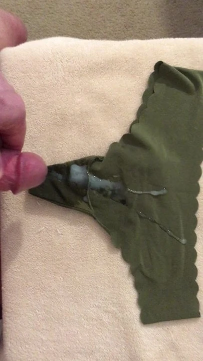 Cumming in my friends panties.