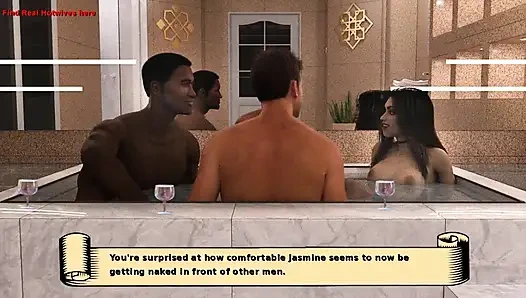 Jasmin, heiße ehefrau für das leben: cuckold-ehemann, seine ehefrau und ein fremder in einem heißen rohr, episode 8