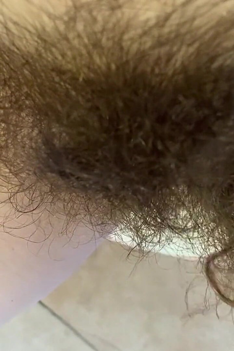 Hairy pussy POV closeup