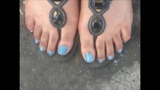 Krystal Lewis Teal Sexy Feet