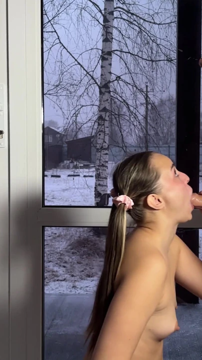 Evening blowjob before bedtime | Clip 1