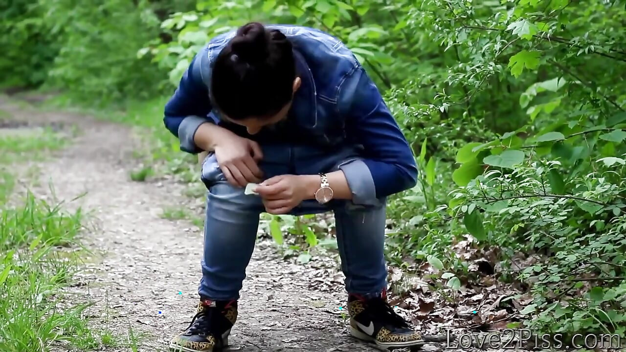 Vegen met een blad