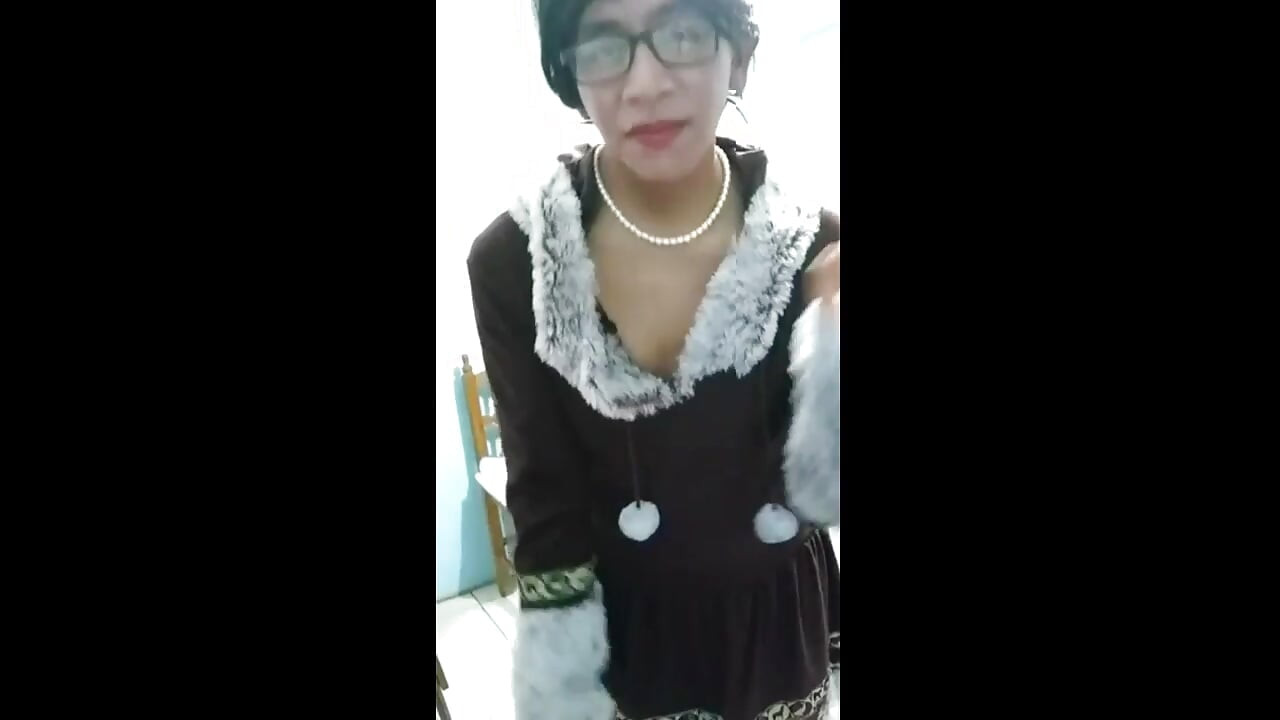 Joselynne Crossdresser prije Božića odjeća za snijeg