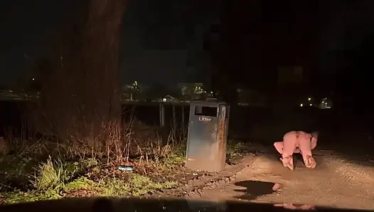 Bir hafta boyunca geçen araçlardan çıplak gizlenme derlemesi