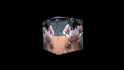 Бьянка Нэлди, воодушевлённая карнавалом, показывает свою жирную киску