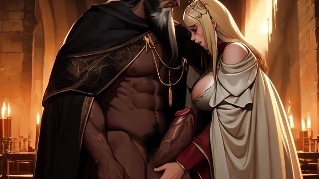 Busty White Medieval MILFs Suck BBC in the Streets of Europe in Spicy Toons: When the Moors Conquered Europe