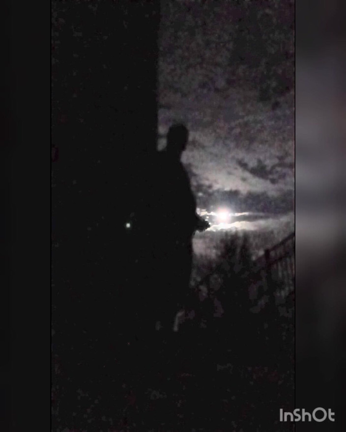 Jerking off with the moon
