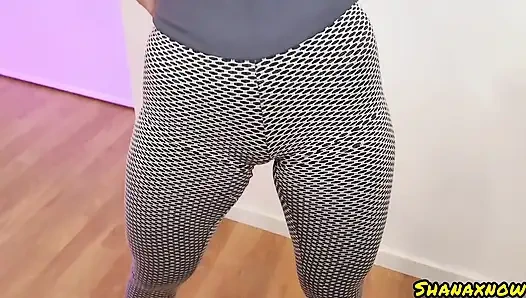 Ass Worship Mental Domination CEI in Yoga Pants JOI Pussy Spreading