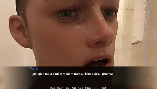 Stepmom Caught Stepson Naked In Shower Then She Helps Him Jerkoff