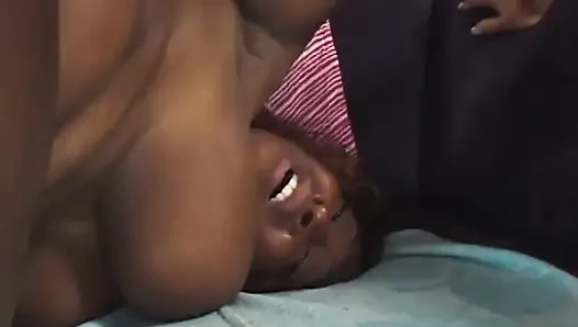 sexy big boobs black chubby on the big black dick...cum on face