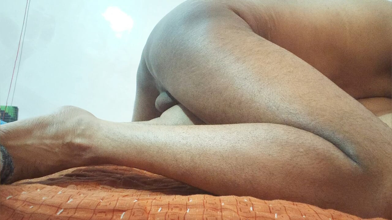 Desi indian villager bottom boy enjoyed love from his old black Indian male friend