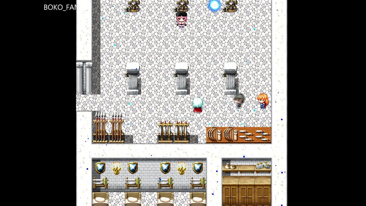 Chica golpea al héroe 2- Castillo de Luciana