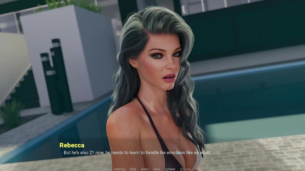 Stepson Gets Cucked by Tatoo MILF - Away From Home #27 - Animated Porn Game