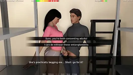 The Roommate: Boss Fucks His Slutty Secretary - Episode 15