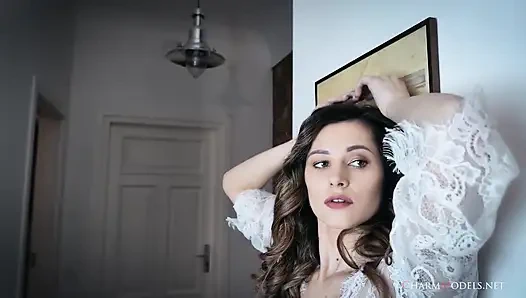 Josie Like White Angel with Naked Breasts