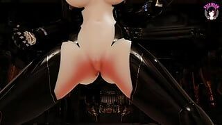 Алиса - сексуальный танец + секс раком (3D ХЕНТАЙ)