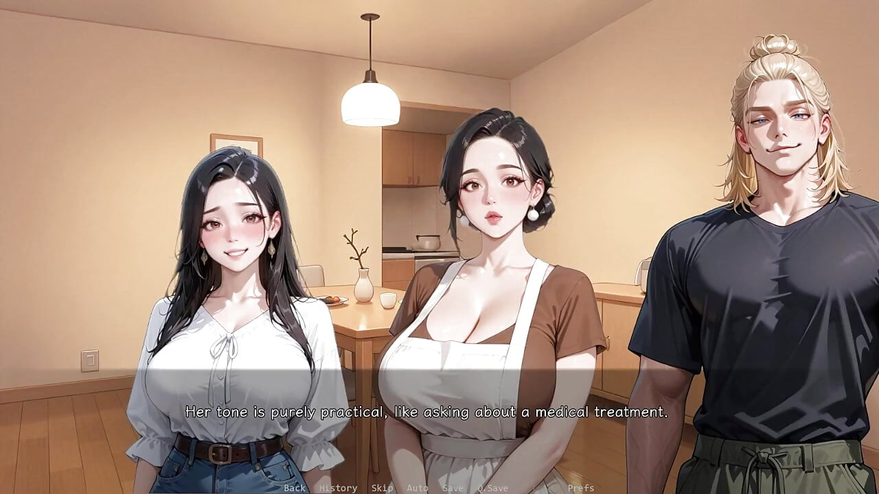 Chi viene sculacciato e scopato da un cazzone bianco dietro la porta? -ntr"d del Mio amico percorso di tradimento # 3 Ai Animated Visual Novel