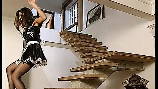 Hot Maid Sucking Cock in Passionate Oral Frenzy