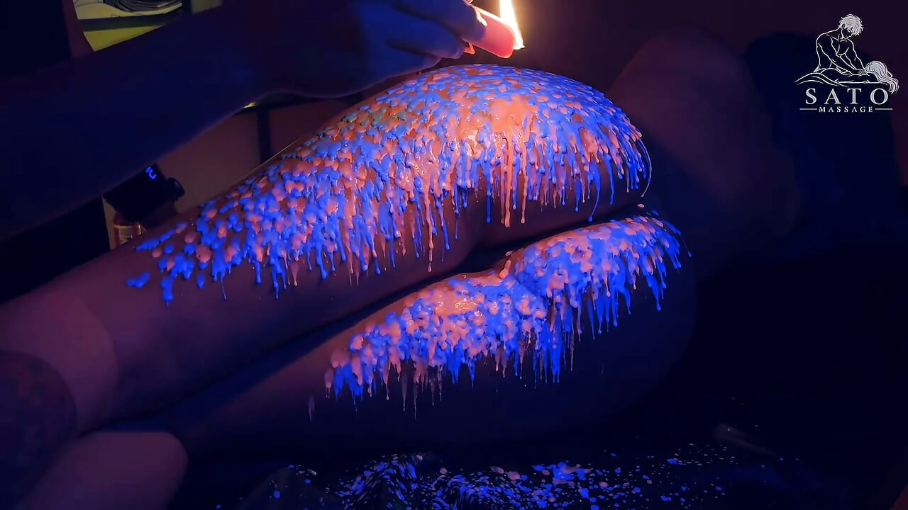 Wax Play i wtyczka analna - halloweenowa specjalna