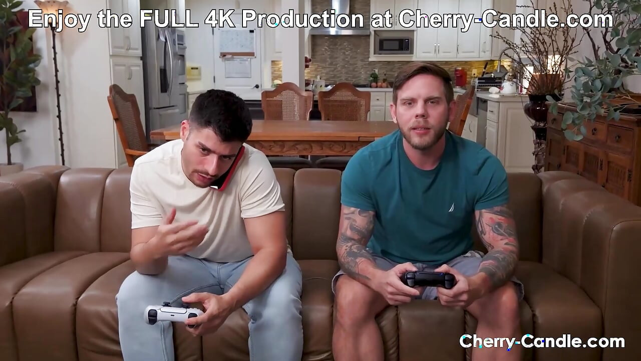 They Wanted to Play on the PS but I wanted them to Play with my Pussy at Cherry-Candle