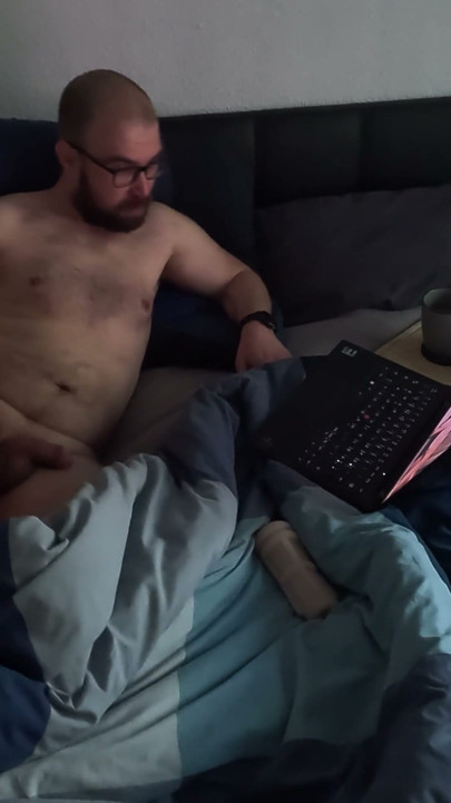 Watching porn in bed | Clip 1