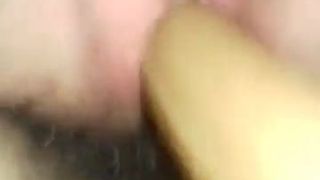 Pussy with vibrator in pussy
