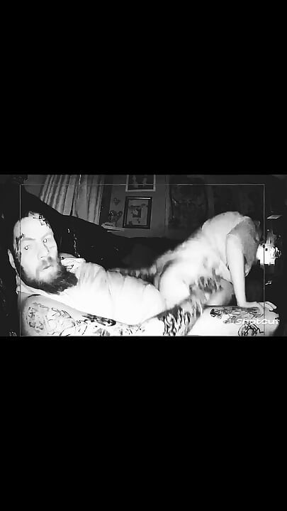 Roxy fucks on night vision cam