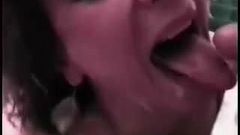 Another cum guzzling granny
