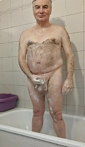 my dick in the shower