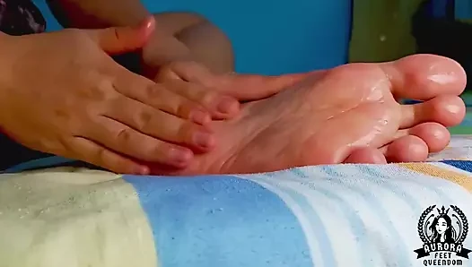 Hot as Fuck  Oily Soles Closeup